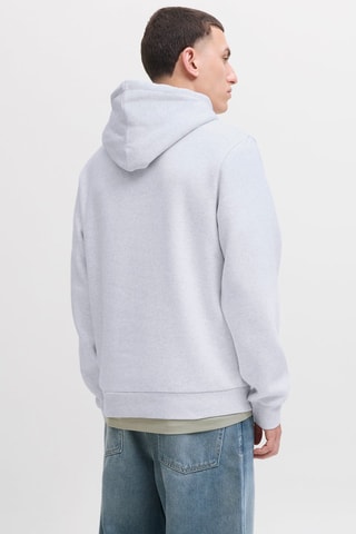 Sweat à capuche - Blanc chiné