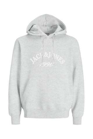 Sweat en coton biologique - Gris clair chiné