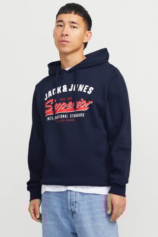 Sweat à capuche - Bleu marine