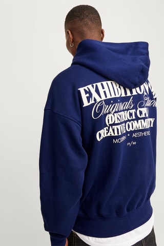 Sweat à capuche - Bleu marine