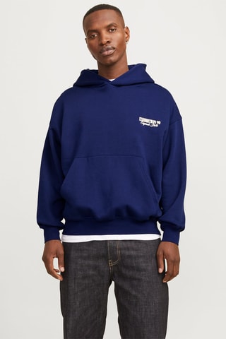 Sweat à capuche - Bleu marine