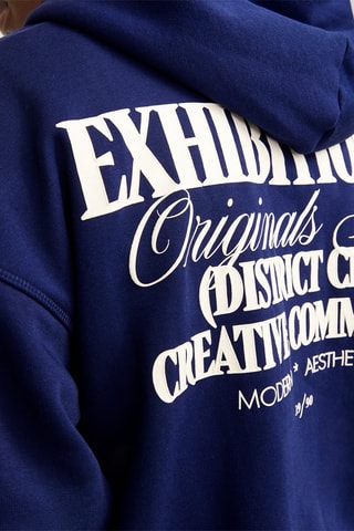 Sweat à capuche - Bleu marine