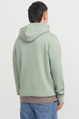 Sweat regular à capuche - Vert