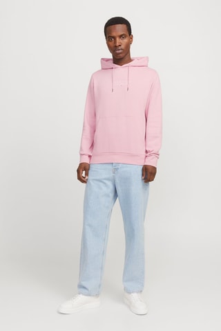 Sweat regular à capuche - Rose