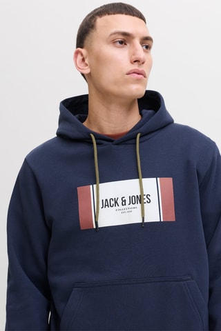 Sweat à capuche - Bleu marine