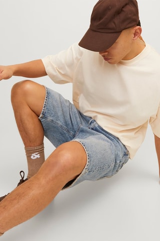 Short en jean - Bleu