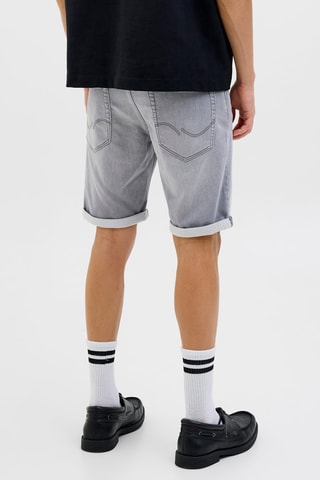 Short en jean - Gris