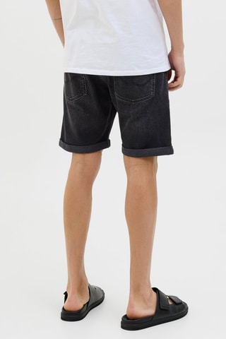 Short en jean - Noir