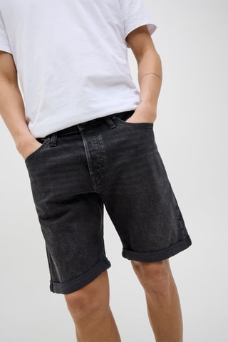 Short en jean - Noir