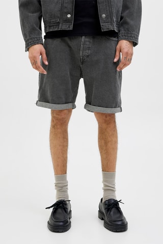 Short en jean - Noir