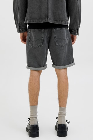 Short en jean - Noir