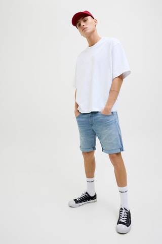 Short en jean - Bleu