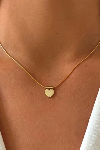 Collar bañado en oro fino amarillo