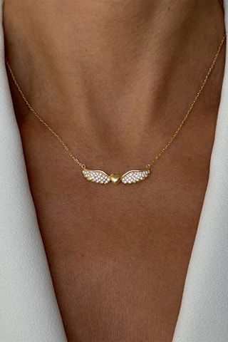 Collar bañado en oro fino amarillo