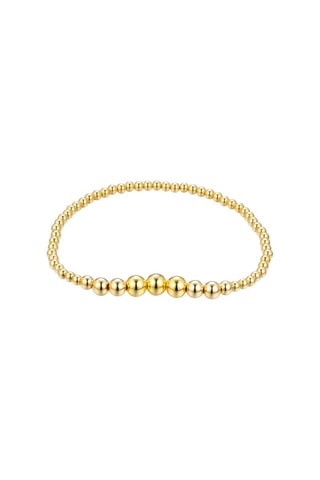 Pulsera bañada en oro fino amarillo