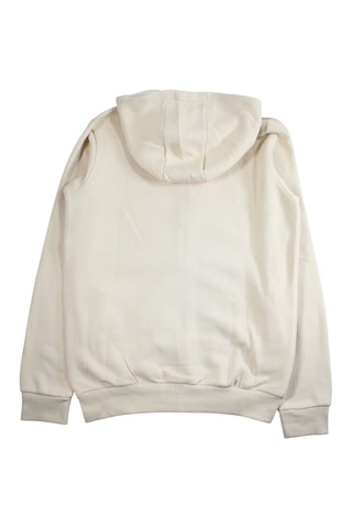 Sweat com capuz - Cru - Branco