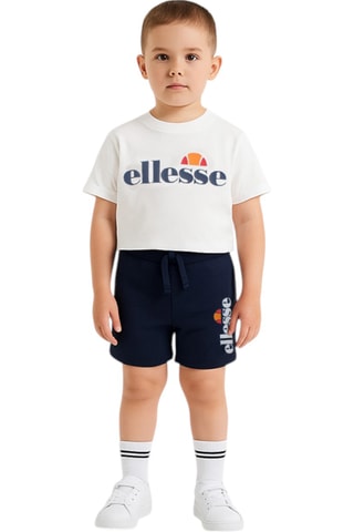 Conjunto 3 peças - Branco - Branco e azul