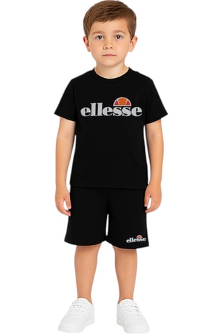 Pack de 2 t-shirts e calções - Preto e branco - Branco e preto