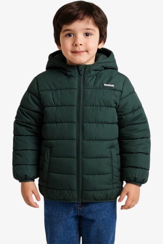 Parca com capuz Reebok - Caqui