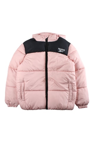 Parca com capuz Reebok - Rosa