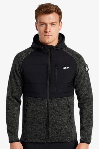  Veste technique maille Reebok Homme - Gris foncé