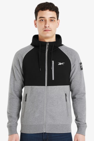 Veste technique maille Reebok Homme - Gris