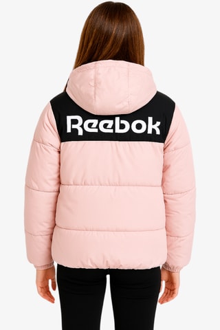 Parca com capuz Reebok - Rosa