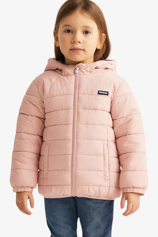 Parca com capuz Reebok - Rosa