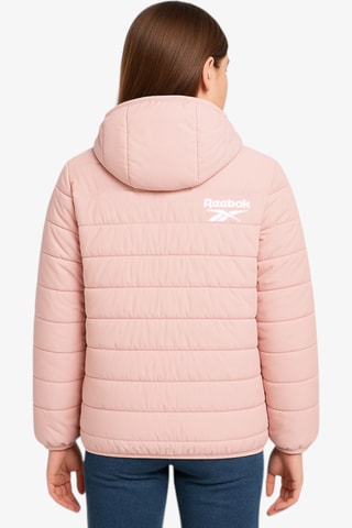 Parca com capuz Reebok - Rosa