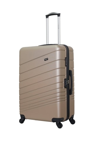 Valise grand volume Tigre - 75 cm  - Beige