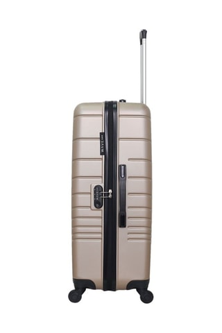 Valise grand volume Tigre - 75 cm  - Beige