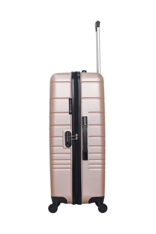 Valise grand volume Tigre - 75 cm  - Doré rose