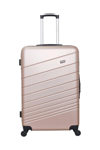 Set de 4 valises Tigre - 46/55/65/75 cm  - Doré rose