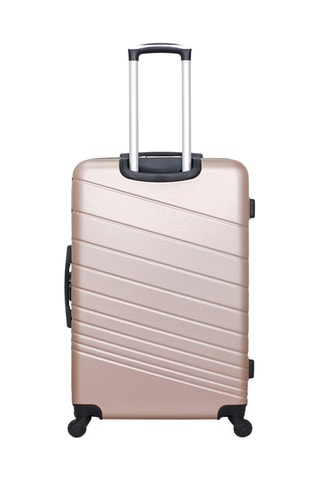 Set de 4 valises Tigre - 46/55/65/75 cm  - Doré rose