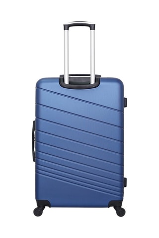 Valise grand volume Tigre - 75 cm  - Bleu marine et noir