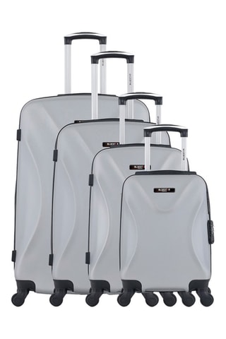 Set de 4 valises Garibaldi-M (XS/S/M/L) - 46/55/65/75 cm - Gris