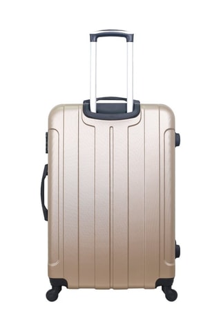 Set de 3 valises Fogo - 55/65/75 cm - Doré