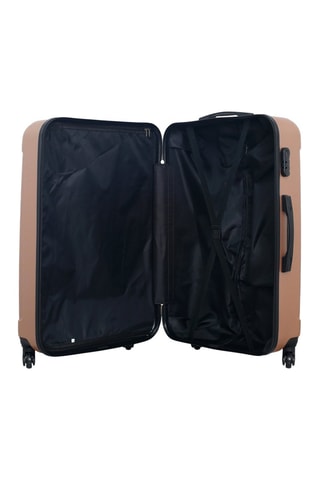 Set de 3 valises Fogo - 55/65/75 cm - Doré rose