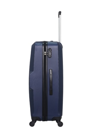 Set de 3 valises et vanity Vesuvio - 55/65/75/23 cm - Bleu marine