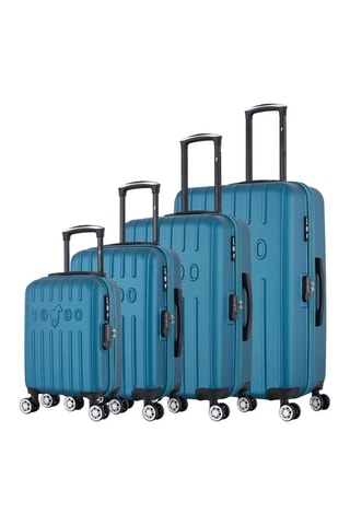 Set de 4 valises Archie-M (XXS/S/M/L) - 46/55/65/75 cm  - Bleu