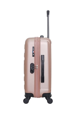 Set de 4 valises Liam-M (XXS/S/M/L) - 46/55/65/75 cm  - Rose et doré