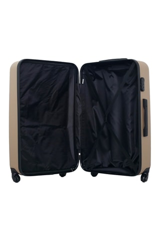 Set de 3 valises et vanity Lipari-C - 55/65/75/23 cm - Beige