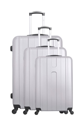 Set de 3 valises Atlanta - 55/65/75 cm - Gris