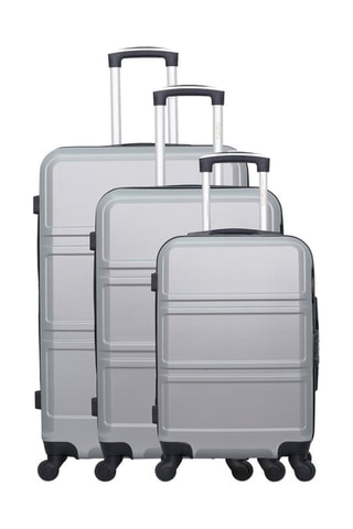 Set de 3 valises Utah - 55/65/75 cm - Gris