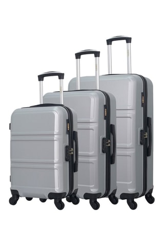 Set de 3 valises Utah - 55/65/75 cm - Gris