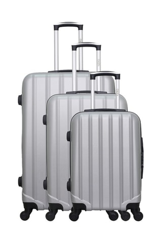 Set de 3 valises Himalaya - 55/65/75 cm - Gris