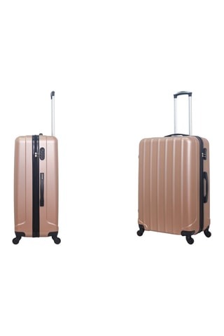 Set de 3 valises Himalaya - 55/65/75 cm - Doré rose