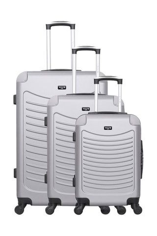 Set de 3 valises Congo - 55/65/75 cm  - Gris