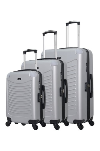 Set de 3 valises Congo - 55/65/75 cm  - Gris