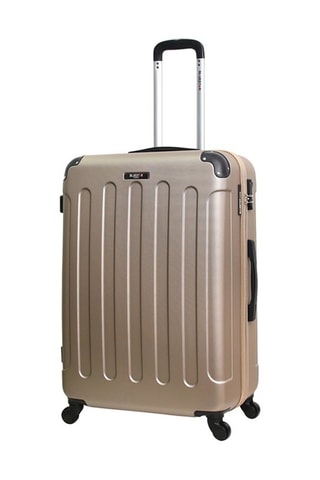 Valise grand volume Madrid (L) - 75 cm - Doré